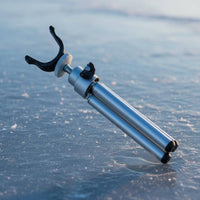 Foldable Ice Fishing Rod Holder Portable Small Tripod Rod Holder Lightweight Metal Outdoor Gear for Anglers