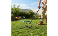 Promotes Root Growth Manual Lawn Aerator Heavy Duty Spike Soil Aerator Grass Aeration Tool for Homeowners, Gardeners, Garden, Yard