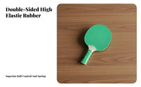 Plastic Racket Sport Pong Paddle Long-Lasting Rubber Table Sport Racket Sporting Goods Accessory Comfortable Sports