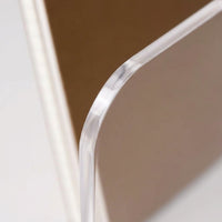 Acrylic Magazine Holder Desktop File Organizer, 3 Tier Clear Rack, Desk Storage for Study Room and Office, for Students