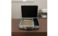 Foam Insert Equipment Case Shockproof Foam Lined Instrument Case Aluminum Frame for Professionals, Technicians, Field Work, Worksite