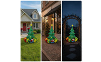 Outdoor Inflatable Christmas Tree Garden Christmas Inflatable Tree Lawn Yard Decoration Festive for Porch