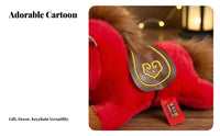 Year of the Horse Symbol Doll Festive Design Stuffed Horse Toy Stuffed Horse Plush Keychain Blessing Souvenir New Year Horse