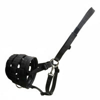 Padded Horse Muzzle Enclosed-Like Equine Gear Adjustable
