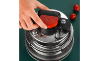 304 Stainless Steel Single Person Pressure Cooker Camping Use Mini Pressure Cooker Quick Cooking Kitchen Cookware Induction Compatible for Travel