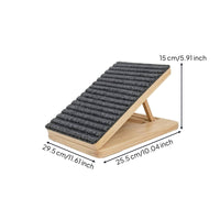 Ribbed Wooden Dog Ramp Staircase Bone-Shaped Handhold Pet Ramp Staircase Sloped Anti-Slip Pet Stairs Floor Protection for Raised Surfaces, Bedside