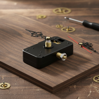 8mm Threaded Shaft Clock Movement Replacement Kit with Hands for DIY Clock Repair