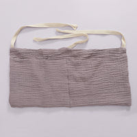 Double Layer Cotton Diaper Organizer for Crib Accessories - Bedside Cart for Essentials and Organizer - Diaper Holder for Crib - 39x20 cm