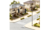 LED HO Scale Traffic Light Functional Miniature Traffic Indicator Realistic Railway Indicator Model Detailed for Hobbyists, Collectors, Diorama, Sand Table