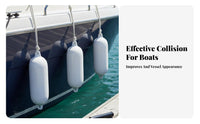 Inflatable Boat Bumper PVC Yacht Bumper Sturdy Duty Dock Bumper Reinforced Opening Lets Paired Opening Docking Buoy for Docks