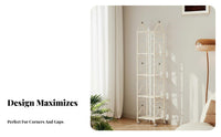 Space-Saving Design Narrow Multi-Tier Bookshelf accessibleShelf Design Multi-Tier Rolling Book Trolley Lockable Casters Mobile Shelving Single Unit Sturdy Long-Lasting for Apartment Dwellers, Homeowners, Small Areas, Kids' Room, Bedroom, Classroom