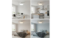 Ceiling Fan Light with Wireless Control Screw Base Fixture Low-Noise for Bedroom