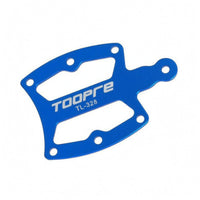 Blue Anodized Chainring Wear Measuring Tool CNC-Machined Bike Chainring Wear Gauge Flat Plate Bike Chain Checker Rounded Edges