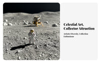 1:64 Miniature Astronaut Figure Collectible 1:64 Miniature Astronaut Figurine Taikonaut Model High Intricacy Miniature Astronaut