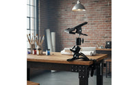 360-Degree Embroidery Stand with Clamp Base Adjustable Embroidery Stand with Clamp Detachable Compact for Embroiderers