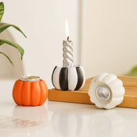 4 Pieces Pumpkin Tealight Candle Holder Fall Pumpkin Candle Holder  Decor for Office