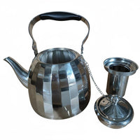 Multi-Functional Stovetop Teapot with Infuser Quick Boiling Large Capacity Tea Pot Stainless Steel Kettle for Hotel, Restaurant, Outdoor, Home Kitchen