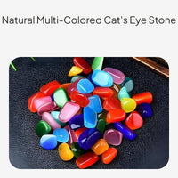 Cat Eye Stone Candy Color Mix Pebble Irregular Decor