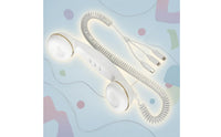 Built-in Controls Handset-Style Headset Glossy Curved Headset Perforated