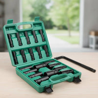 Socket Set with Case Long Deep Socket Set Vanadium Steel Tools for Mechanics, DIY Hobbyists, Garage, Workshop