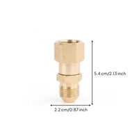 Anti-Tangle Pressure Washer Swivel Joint Compact Pressure Washer Hose Swivel Joint Shiny Finish Power Tool Part Gold-Colored