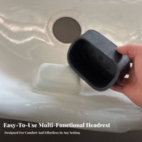 Soft and Comfortable Shampoo Bowl Headrest Waterproof Shampoo Bowl Neck Rest Easy to Clean for Barbers, Home Users, Barbershop, Spa, Bathtub