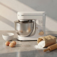 Multi Function Electric Stand Mixer Splash Guard Planetary Mixer Stainless Steel Bowl Kitchen Appliance Heavy Duty for Home Bakers, Caterers, Bakery, Restaurant