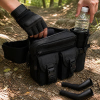 Outdoor Multifunctional Waist Pack with Water Bottle Holder for Cycling Hiking Fishing Climbing