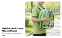 Portable Space Capsule Pet shoulderpack Breathable Do and Me viewing port Pet shoulderpack pet shoulderpack for feline Owners, Journobservers, veterinarianerinarian Visits, Public Transport, Outdoor Activities, Hiking