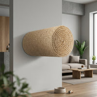 Wall Mounted Cat Scratcher Sisal Cat Post, Sisal Cord Cat Scratching Pillar, Wall-Mounted Furniture Protector for Indoor Cats and Sofa Walls