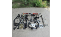 Front Axle Kit with Disc Brakes Upgrade Front Axle Assembly Kit Adjustable Hardware for Rough-Terrain Fabrication