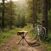 Portable Camp Stool with Storage Bag Lightweight Camp Stool with Carry Bag Compact Triangle Chair Collapsible for Campers, Anglers, Hikers, Camping, Fishing, Hiking, Outdoor Travel