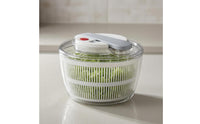 PressPress-Type Salad Drainer Clear Lid Manual Salad Drainer Button Controls Food Prep Gear