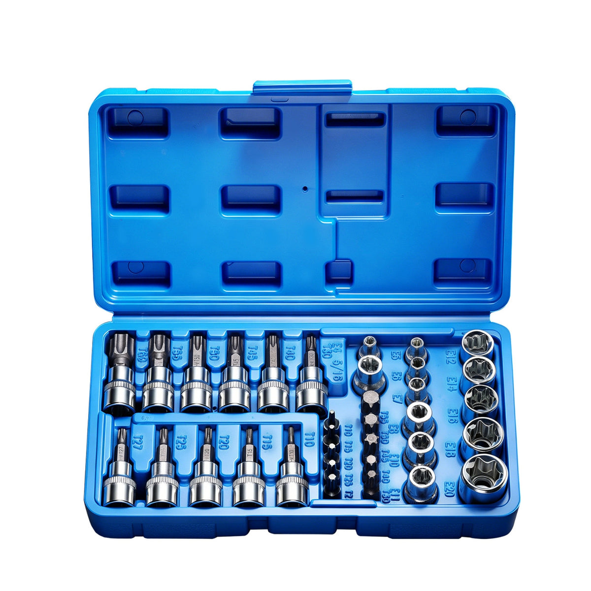 34 Pieces Socket Wrench Kit Practical Socket Set with Case Rust-Resistant Tool Kit with Storage Case for Mechanics, Workshop