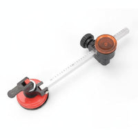 High Precision Compass Glass Cutter Suction Cup Glass Circle Cutter Clear Scale for Workshop