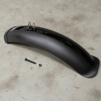 Black Wide Tire Bike Fenders Easy to Install Front Mudguard Sturdy Front Mudguard Lightweight for Cyclists, Wet Weather