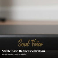 Eliminates Resonance Floor Speaker Vibration Damping Tray Noise Reduction Speaker Isolation Base Strong Load-Bearing Subwoofer Shock Absorption Platform Anti-Slip Design for Audiophiles, Home Theater Enthusiasts, Recording Studio
