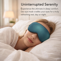 satin Sleep with Ice for Travel Essentials Airplane Adjustable Strap Lightweight Eye Cover for Women