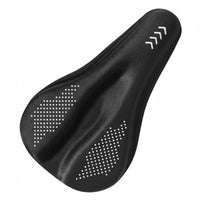 Shock Absorbing Padded Bike Saddle Cover Extra Soft Bike Seat Cover Breathable Silicone Two-Wheeler Seat Pad Ergonomic Design for Cyclists