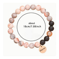 Fashion Jewelry Bracelet Lava Diffuser Tender Mom Reminder for Daily Wear