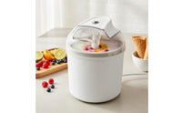 Small Size Automatic Ice Cream Machine Single-Button Operation Mini Ice Cream Machine Easy to Clean Soft Serve Machine for Children, Home, Family Kitchen