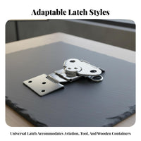 Recessed rotary wing Latch Padsecureable Recessed wing Latch for tour cases