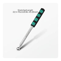 Round Ball Head Extendable Tile Sounding Hammer Anti-Skid Handle Hollow Wall Identifier Rod Long-Lasting Telescopic Inspection Hammer Comfortable Foam Grip for House Inspectors, Homeowners, Construction Workers, Renovation Projects