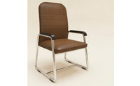 Office Guest Chair High-Back Cantilever Chair Upholstered for Guests, Students