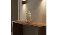 Marble Vase Minimalist Stone Flower Vase Polished Finish Home Decor for Tabletop, Hotel
