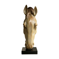 Wabi-sabi Style Abstract Horse Head Sculpture