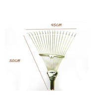 Sturdy Build Foliage Rake Heavy Duty Steel Foliage Rake