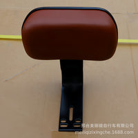 Bicycle Rear Seat Cushion with Backrest, Leather, for Children