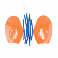 2 Pieces Swim Stroke Training Hand Paddles Lightweight Water Resistance Hand Fins for Competitive Swimmers
