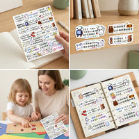 900-Piece Motivational Text Stickers for Kids, Teachers, and DIY Planners - Student Essentials
